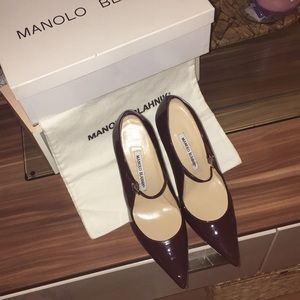 MANOLO BLAHNIK MARYJANE Heels